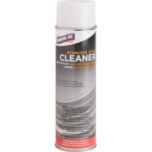 Genuine Joe GJO02114 Stainless Steel Cleaner and Polish, 15oz,Multi