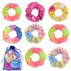 Tie Dye Scrunchies Elastics Hair Ties Cute Soft Scrunchy Hair Bands Hair Styling Accessories Party Favors for Women Girls