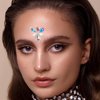 Face Paint Jewels Rhinestone Stickers Self Adhesive Crystal Makeup Face Paint Bling Face Gems Stick for Festival Accessory Decorations (#1)