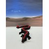 Crystal Dragon, 3D Printed Articulated Black and Red Crystal Dragon, Fidget ADHD Autism Toy, Executive Desk Toy D022-DR
