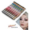 Linble Jumbo Glitter Eyeliner Pencils - 12 Metallic Colors Eyeliners & Eyeshadow Pencil Set, Natural Long Lasting Hypoallergenic Eye Makeup
