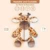 SuzziPals Heatable & Coolable Giraffe Stuffed Animals，Microwavable Stuffed Animal Heating Pads for Cramps & Pain, Lavender Scent Giraffe Plushies for Anxiety, Giraffe Plush Gift for Kids & Aldults