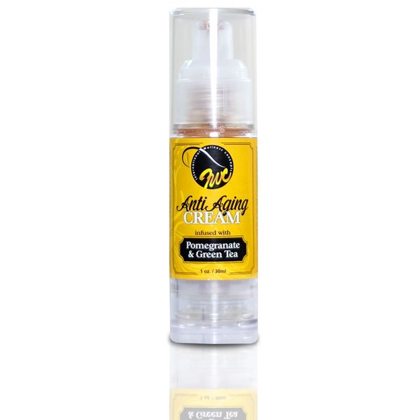 Anti Aging Cream w/Pomegranate & Green Tea (1oz/30ml)