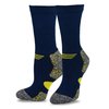 Free Relaxed Top Binding Dark Colorful Diabetic Crew Socks Men Viscose from Bamboo 3-Pairs (10-13, Dark)