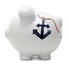 Child to Cherish Ceramic Piggy Bank for Boys (Nautical Design)