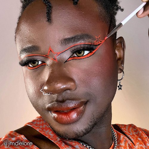 Mehron Makeup StarBlend Cake Makeup | Wet/Dry Pressed Powder Face Makeup | Powder Foundation | Orange Face Paint & Body Paint 2 oz (56g)