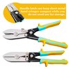 5 Blade Sheet Metal Hand Crimper Downspout Crimper for Venting Work/Ductwork/HVAC Stove Pipe, Crimping 20ga Steel and 28ga Stainless Steel