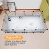DZWLKJ Guinea Pig Cage Liner Tarp Bottom Waterproof and Washable Base Also for Rabbits, Bunny, Chinchesillas, Hedgehog, Ferrets and Other Small Animals(24x48 inches)