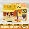 Rubble & Crew Stuffed Animals, Rubble, 4-Inch Cube-Shaped Plush Toy for Kids Ages 3 and Up