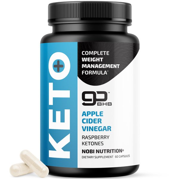 Keto Pills with Apple Cider Vinegar, The Mother & BHB | 1000mg GoBHB Exogenous Ketones & Raspberry Ketones for Metabolism, Ketosis & ACV Keto Diet Support | Gluten-Free Keto Supplements | 60 Capsules