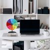 Airpark Prize Wheel Dry Erase 8 Inch Spinning Wheel for Prizes All Metal Tabletop Roulette Wheel of Fortune for Party Birthday Wedding Housewarming Christmas New Year Graduation and Carnival Games
