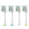 Replacement Brush Heads for Smile Bright Platinum Sonic Electric Toothbrush, Soft Bristles, 4-Pack, with Covers