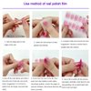 8 Sheets Toe Nail Wraps Semi Cured Gel Toenail Strips Decals Stick on Nail Polish Strips Supplies Glitter Toe Nail Stickers Self Adhesive Design Nail Strips Full Nail Wraps for Women Girl DIY Manicure