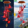 Cardinal Wind Chimes for Outside Mother Gift Red Cardinal Gifts for Women Cardinal Memorial Gifts for Mom Solar Cardinal Wind Chimes Lights Cardinal Gifts for Loss of Loved One Garden Cardinal Decor