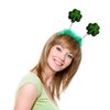 St. Patrick's Day Headband Top Hat Hair Bands Clover Shamrock Hairband Women Green Leprechaun Irish Day Headpiece Carnival Hair Hoop Holiday Cosplay Costume Cute Handmade Hair Accessories 4 Pack