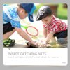 Totority Kids Toys Kids Toys 14Pcs Mini Catcher Net Fish Catching Net Toy Kids Telescopic Net Fish Collecting Net Nature Exploration Observation Toy (Random Color) Baby Baby