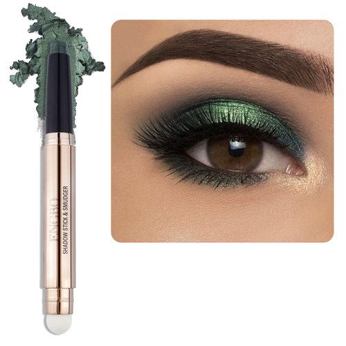 Enfuntins Shimmer Cream Eyeshadow Stick, Eye Brightener Stick Glitter Eyeshadow Crayon Pencil wit...