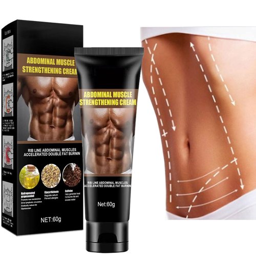 Zenbora Hot Anti Cellulite & Fat Cream, Firming Lotion Sweat Enhancer for Belly, Waist, Tummy, Abdomen, Thigh, Leg, Arm, Sweat/Weights/Workout/Bodybuilding/Muscle Enhancer with Caffeine, 2.12 Oz