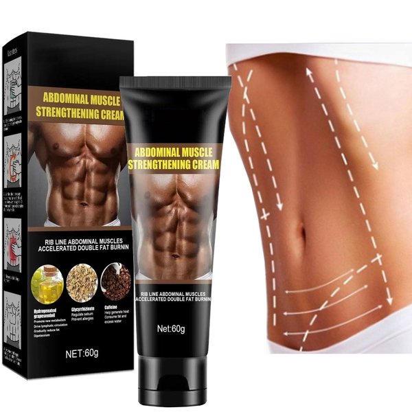 Zenbora Hot Anti Cellulite & Fat Cream, Firming Lotion Sweat Enhancer for Belly, Waist, Tummy, Abdomen, Thigh, Leg, Arm, Sweat/Weights/Workout/Bodybuilding/Muscle Enhancer with Caffeine, 2.12 Oz