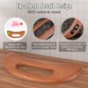 Scienlodic Gua Sha Massage Tool,Wood Therapy Massage Tools,Lymphatic Drainage Tool Anti Cellulite Massager,Scraping Board,guasha Tool for Body Shaping Neck Back Muscle Scraper Tool (Carbonization)
