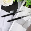 3 Pcs Silicone Lash Brush Mascara Eyelash Separator Eyelash Comb Eyebrow Brush Eyelashes Definer with Dust Lid Lash Separating Comb Brow Grooming Brush