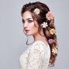 ELANE Hair Clips for Women and Girls - 24 Pcs Floral Accessories with Small Flower Details