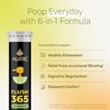 Auric Flush 365 Effervescent 20 Tablets Herbal Digestive Support | with Triphala, Isabgol, Castor Oil & Senna | Honey Lemon Flavor | Support Bowel & Gut Cleanse | Plant-Based Supplement
