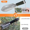 Backpacking Trowel Ultralight, Camping Shovel, Garden Trowel Hand Tool with Carrying Pouch for Hiking, Digging, Metal Detecting, Gardening Multitool Survival