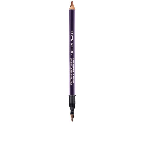 Kevyn Aucoin Unforgettable Lip Definer, Divine: Long-wearing makeup lip definer. Water-resistant, defined tip accentuates lips. Blend-able. Dual-ended pencil and brush. All skin tones and types.