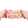 4Pcs Pineapple Printed Hair Scrunchies Elastic Hair Bands Hair Ties Ropes Scrunchy Hair Bobbles Ponytail Holder Headwear Hair Accessories for Women Ladies Girls (Color Random)