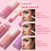 UCANBE Liquid Matte Blush Makeup for Cheeks, Highly Pigmented, Long Lasting, Anti-scratch, Natural-Looking, Daily Use Makeup Blush Suitable for Women Girls(04 Coral)