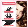 COMNICO 2 Pcs Heat Resistant Gloves for Hair Styling Three-Finger Professional Curling Iron Barber Glove Hair Straightener Protector Glove Curling Wand Flat Iron Hot-Air Brushes Heat Proof Sublimatio