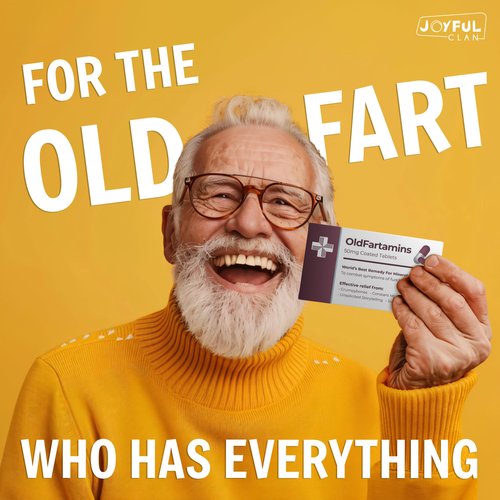 Funny Prank Pill Box, Gag Gifts for Men, 20th 30th 40th 50th 60th 70th Birthday Gifts for Him, Novelty Joke Birthday Gifts for Boyfriend, Birthday Gift Hamper for Her, Secret Santa, Stocking Filler