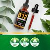 BASIC GREENS Vitamin B12 Sublingual (2 Pack X 2 Fl Oz) - Vegan B12 Methylcobalamin B12 Liquid, Liquid B12, B12 Drops, B 12 Vitamin, Liquid B-12 Vitamin, Cherry Flavor