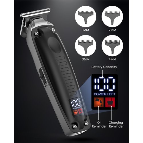 Sejoy Hair Clippers for Men, Hair Trimmer Professional Cordless Barber Clippers Hair Cutting Kits with LED Display Mens Gifts