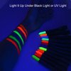 12 Colors Glow In The UV Black Light Face & Body Paint, Black Light Glow Body Paint Makeup Fluorescent Neon Face Painting Crayons Kit for Halloween Costume Holiday Masquerades Club Makeup