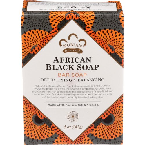 Nubian Heritage Soap Bar, African Black, 5 Ounce