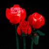 BRIKSMAX Led Lighting Kit for Lego Bouquet of Roses - Compatible with Lego Icons Flower 10328 Building Set- Not Include Lego Set