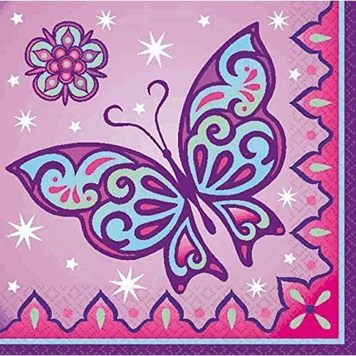 sparkle prncss beverage napkins