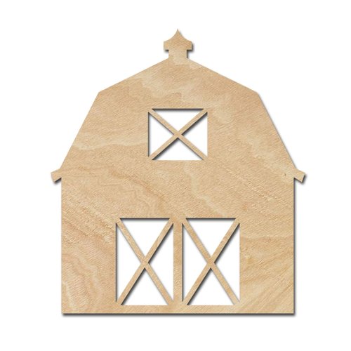 Barn Wood Cutouts for crafts, Laser Cut Wood Shapes 5mm thick Baltic Birch Wood, Multiple Sizes Available