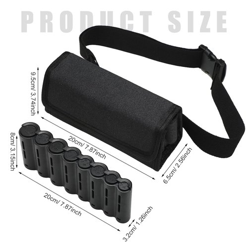 Cunno 1 Set Euro Coin Holders Fanny Pack with Banknote Coin Dispenser UK Waiter's Purse Coin Sorter Coin Organizer Coin Storage Bag with Belt for Waitress, Server, Collector, Cashier, Change, Black