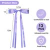 Vidotim 13pcs Hair Bows for Women, Hair Accessories for Women, Hair Bow with Long Tail for Girls, Tassel Bowknot Hair Clips