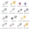 2 Pack Ear Piercing Gun Earring Disposable Ear Stud Gun Sterile No Pain Ear Piercing Gun (Dark Orage)
