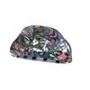 Generic Abalone sea shell effect purple pink green gold hair claw clamp clip