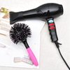 INVODA 3D Round Hair Brushes for Women Blow Drying Detangling Hairbrush 360 Degree Styling Hair Brush for Thick Curly Hair Circle Hair Comb for Wet and Dry Hair (2 PCS)