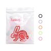 RZJZGZ 2 Packs(200Pcs) Multicolor Dental Orthodontic Elastics Latex Rubber Bands for Braces Great for Dentist, Dreadlocks, Braids, Top Knots Tool Professional 4.5oz (Rabbit 3/16in)
