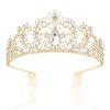 CIEHER Gold Crowns for Women Girls Gold Crown Princess Crown Tiaras for Women Girls Gold Tiara Wedding Prom Quinceanera Birthday Crown Gifts Hair Accessories for Women Girls