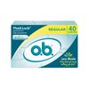 o.b. Tampons | Non-Applicator Tampon, Unscented | Regular Tampons, 40ct