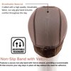 Women Lace Wig Grip Cap - 2x6 Middle Part Lace Area Adjustable Non-Slip Band With Velcro - Wig Gripper Around Lace Edge With Ear-Cutouts Comfortable Breathable No-Headache (Brown)
