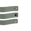 Brute Strength - Leather Drawer Pulls - Pale Green - 12 pcs - 6-1/2 x 1 ’’ - Leather Handle - Leather Dresser Pulls - Cabinet knobs Dresser knobs - Dresser Handles